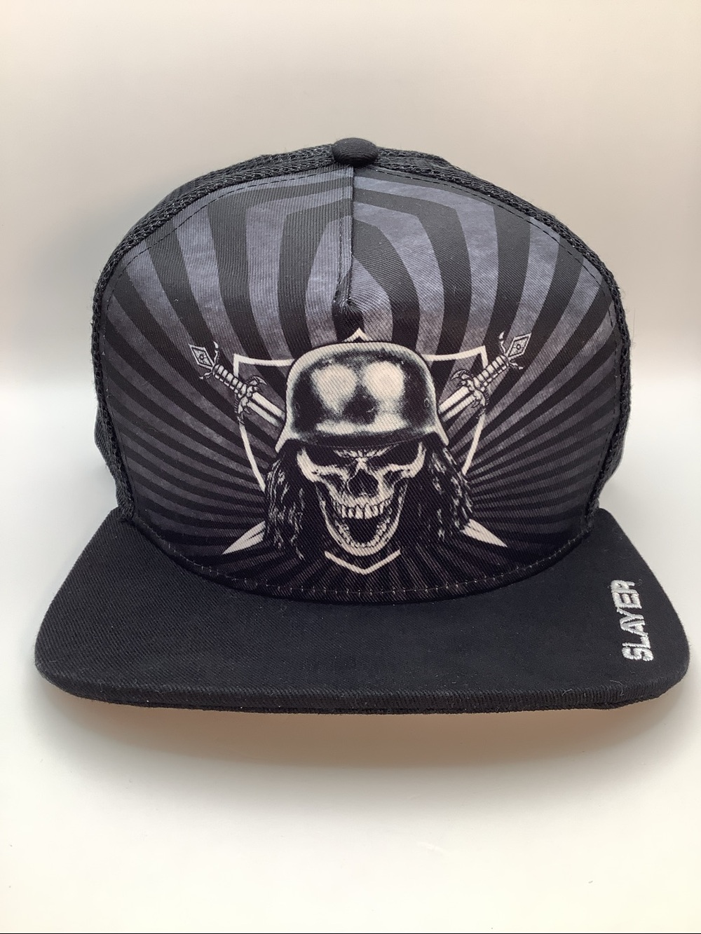 SLAYER Black Trucker Cap Slayer Nation